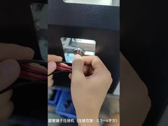 সেমি অটোমেটিক ফেরুল এবং ওয়্যার ক্রিম্পিং মেশিন 0.6mpa-0.8mpa