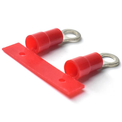 সার্কুলার ক্রাম্প টার্মিনাল 5MM 10MM ক্রমাগত প্রাক-ইনসুলেটেড রিং টার্মিনাল তামা তারের লগ