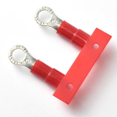 সার্কুলার ক্রাম্প টার্মিনাল 5MM 10MM ক্রমাগত প্রাক-ইনসুলেটেড রিং টার্মিনাল তামা তারের লগ