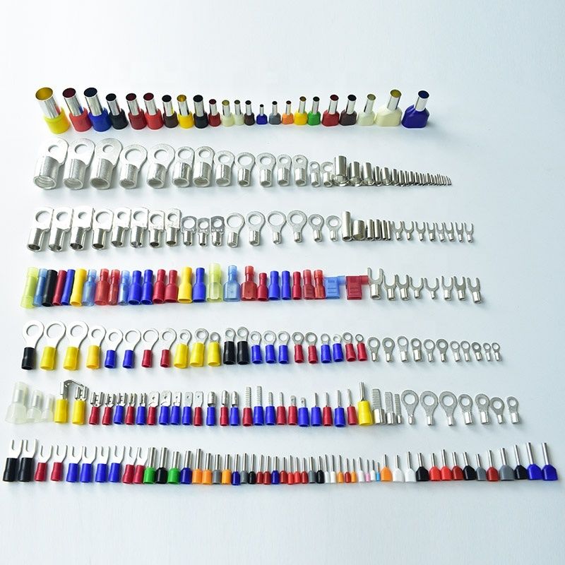 Manufacture in China Terminales EN16-12 Non Insulated Butt Connectors Copper Cable Lug Ring Spade Terminals