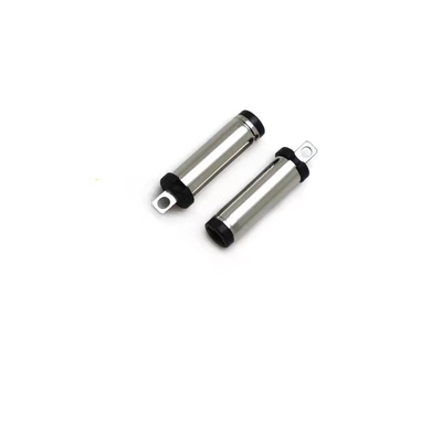 নিকেল প্রলেপিত সোল্ডার ডিসি প্লাগ পুরুষ 5.5mmX2.1mm ডিসি পাওয়ার ব্যারেল সংযোগকারী