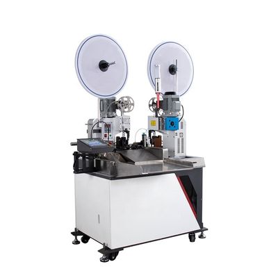 CFM স্বয়ংক্রিয় ডবল শেষ টার্মিনাল Crimping মেশিন 0.5Mpa-0.7Mpa বায়ু চাপ